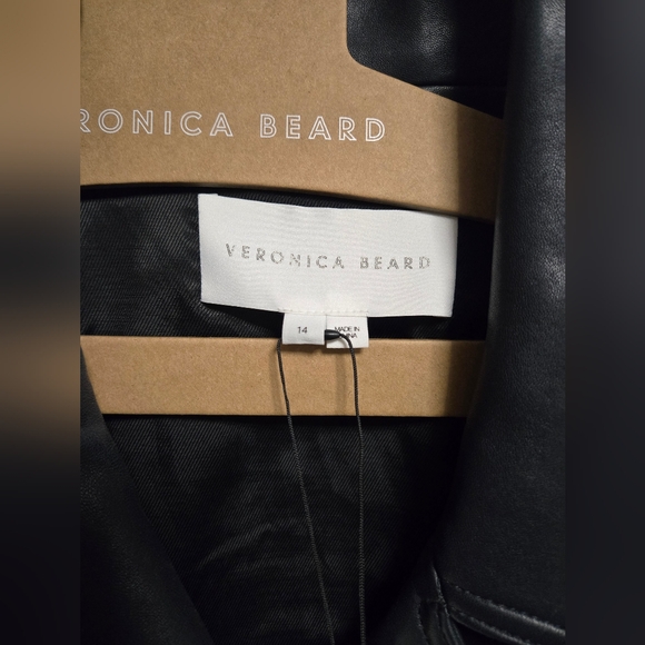 Veronica Beard Jylan Moto Leather Jacket - Picture 3 of 10